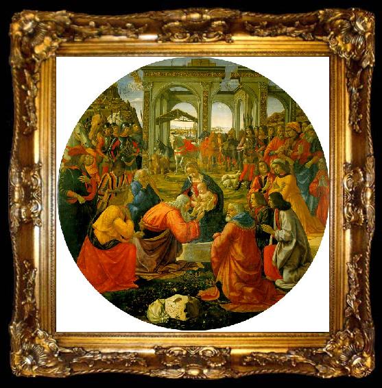 framed  Domenico Ghirlandaio The Adoration of the Magi  aa, ta009-2